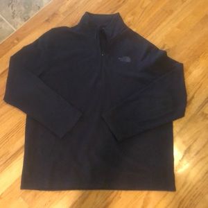 Men’s The North Face fleece quarter zip pullover